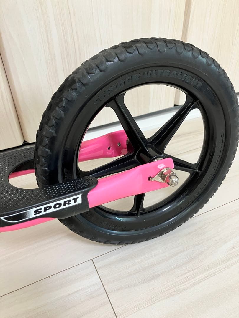 STRIDER ストライダー スポーツバランスバイク ピンク　付属品セット