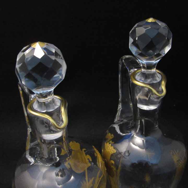 アンティークバカラ1900年頃作成品　リキュールセット