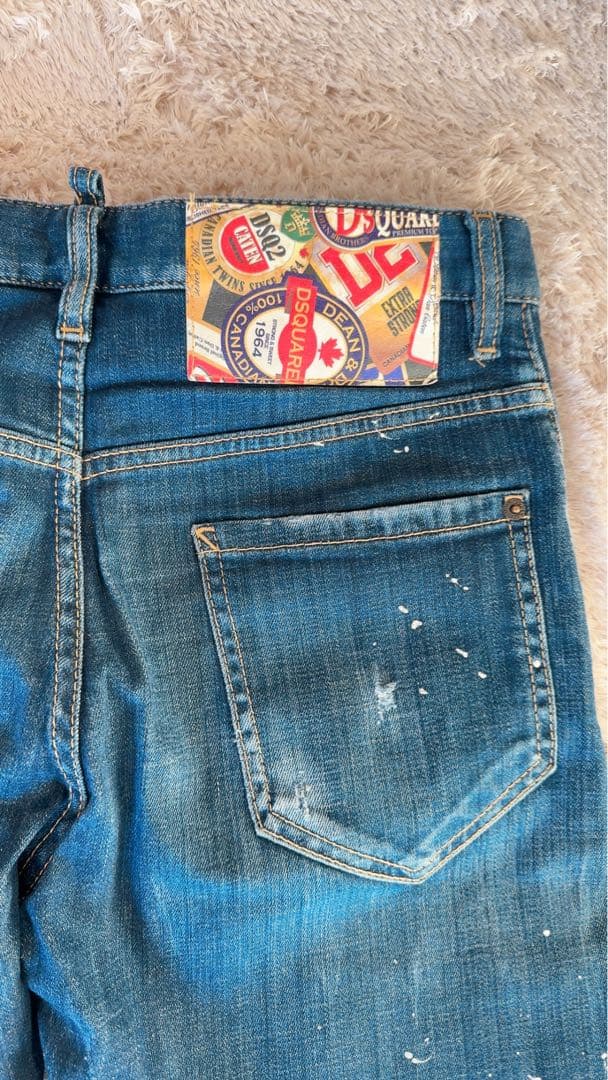 DSQUARED2 ダメージ加工デニム　44