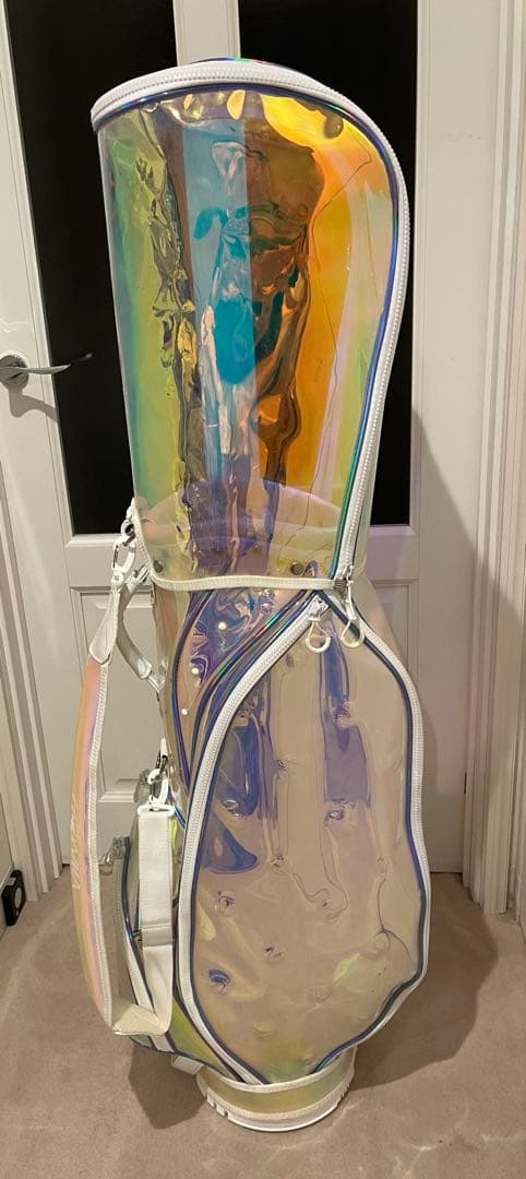 yuki様【お値下げ】HONMA ホンマ　レインボー　透明 キャディバッグ