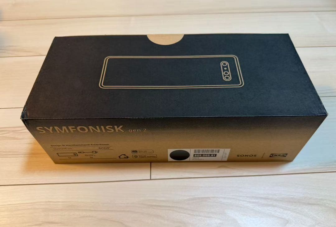 ブックシェルフ型WiFiスピーカー, ブラック スマート/第2世代