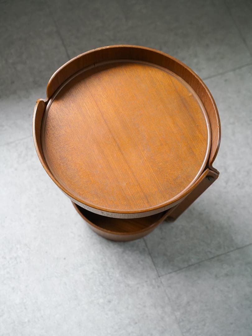 60-70's ヴィンテージ サイドテーブル/収納 ミッドセンチュリー モダン