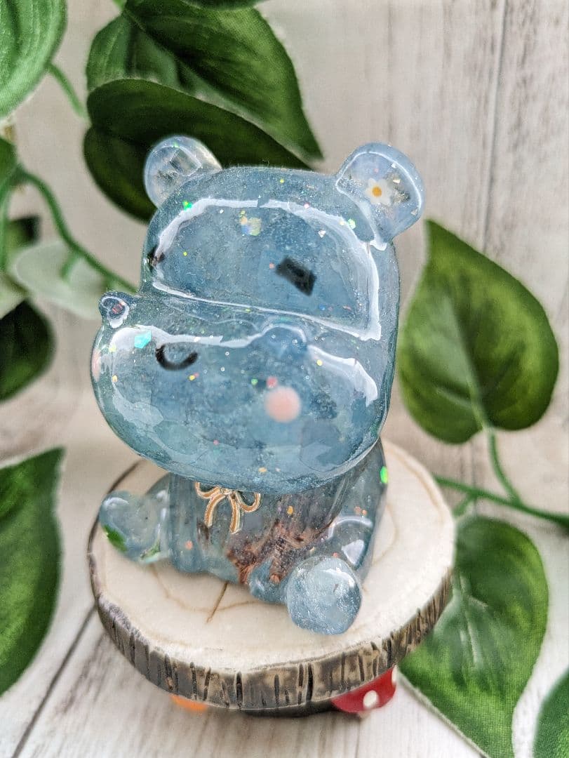 【つる927】アクアマリンのかばちゃん形オルゴナイト☆他６点