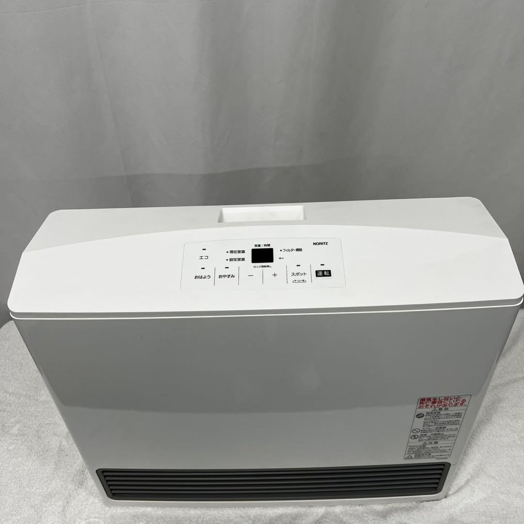 24　ガスファンヒーター　ノーリツ　都市ガス　最新　24年製　送料無料