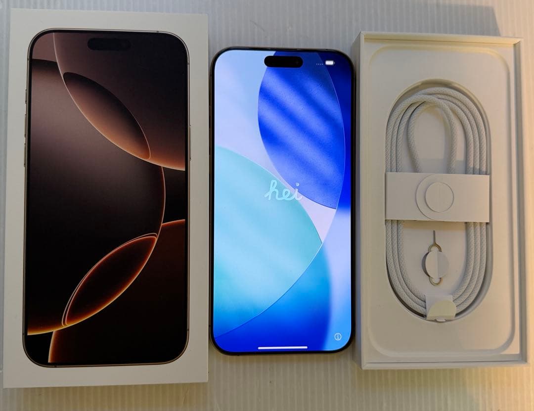 iPhone16proMax 512gbSIMフリーユーズド