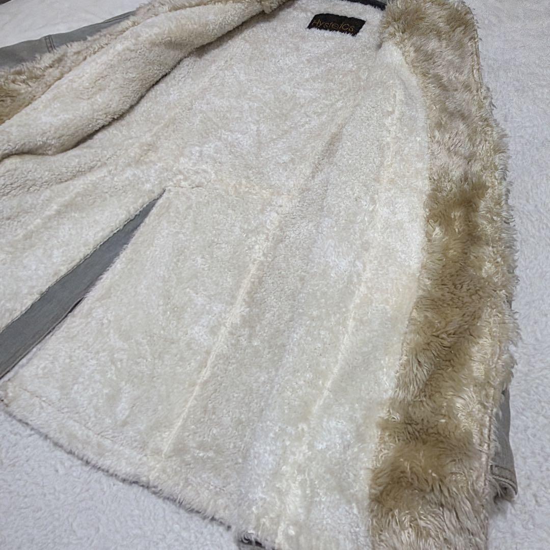 ヒステリックス　デニム　ボア モッズコート ヒステリックグラマー　y2k