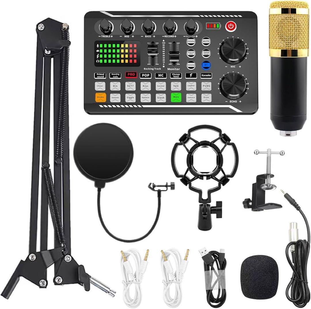 カラオケセット家庭用 DJ ミキサー セット ライブ  マイク家庭用カラオケ