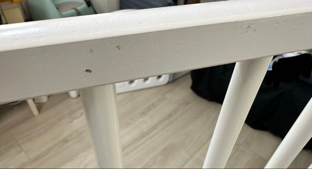 ベビーベッド スリーピー 折りたたみ ワンタッチハイベッド パル ホワイト