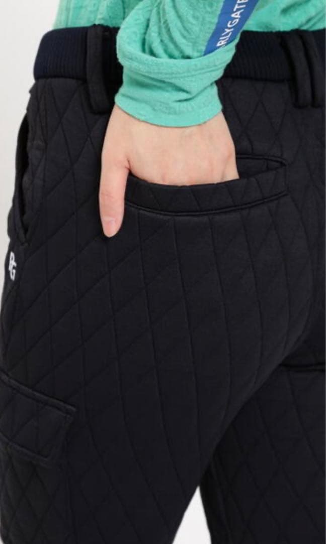 【PEARLY GATES】 ポリエステルキルトジャガードパンツ　大人気☆完売