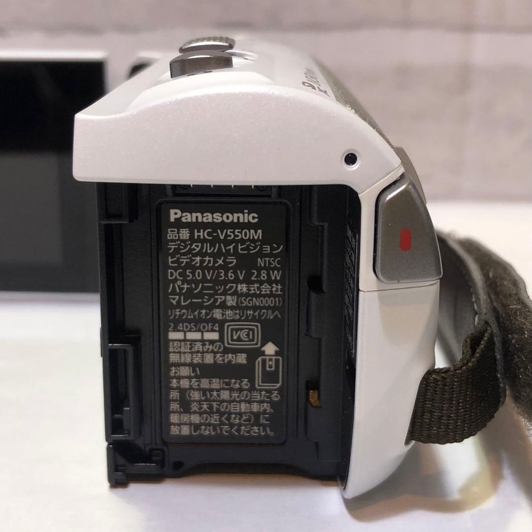 Panasonic　HC-V550M　ビデオカメラ 動作確認済み　液晶難有り