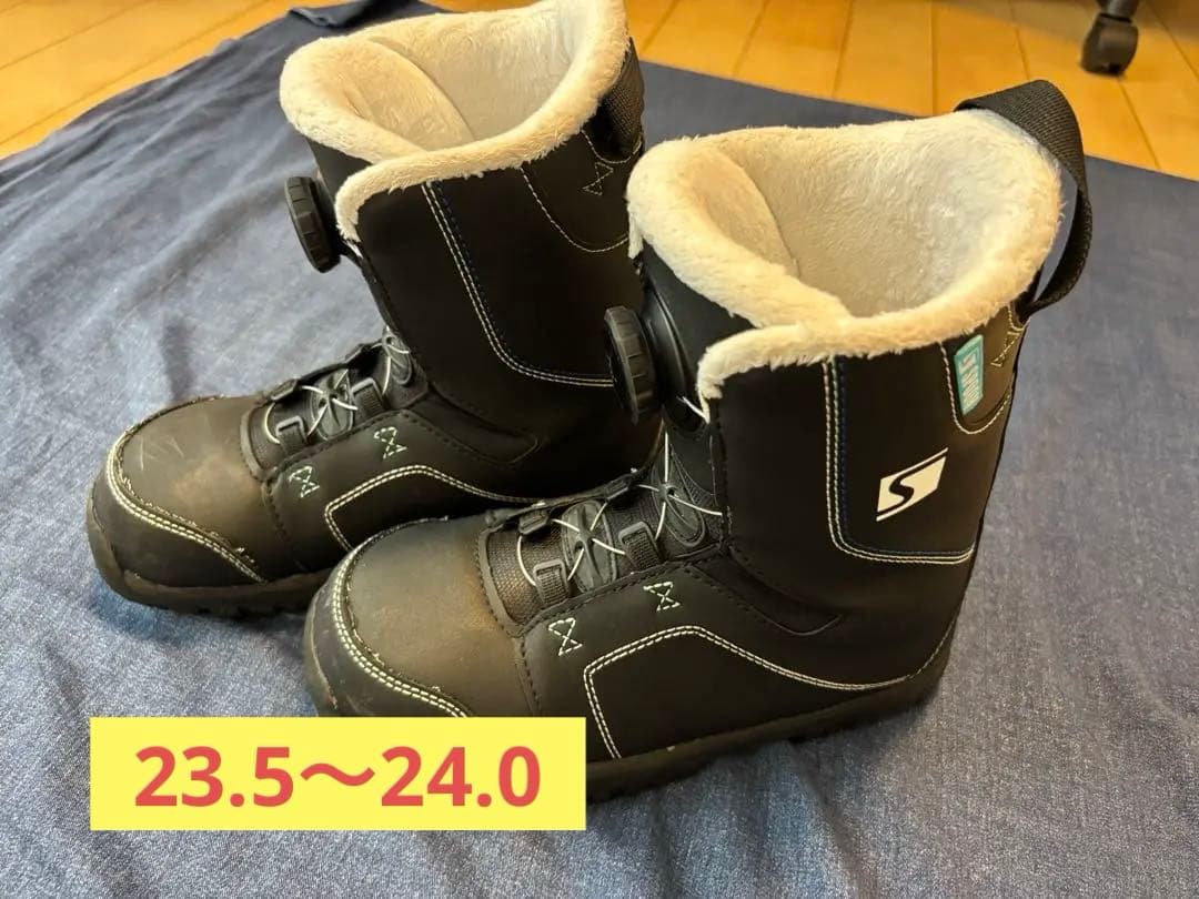 【美品】SPOON スノーボードブーツ　スプーン　23.5〜24.0 キッズ子供