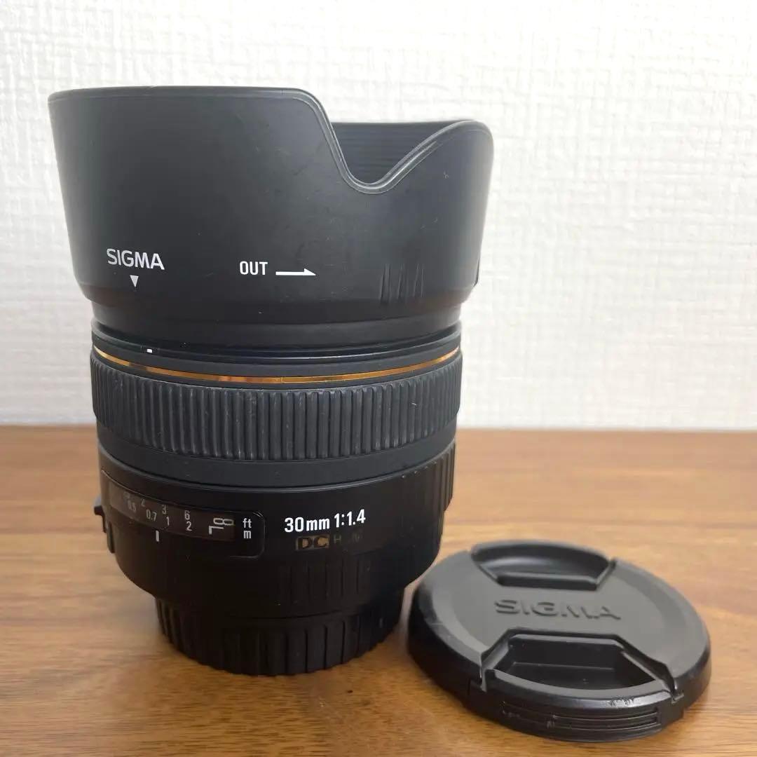 【動作品】SIGMA 30mm F1.4 EX DC HSM 後期型　Canon
