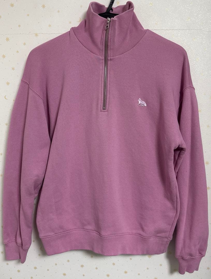 MAISON KITSUNE ベイビー フォックス ハーフジップ スウェット