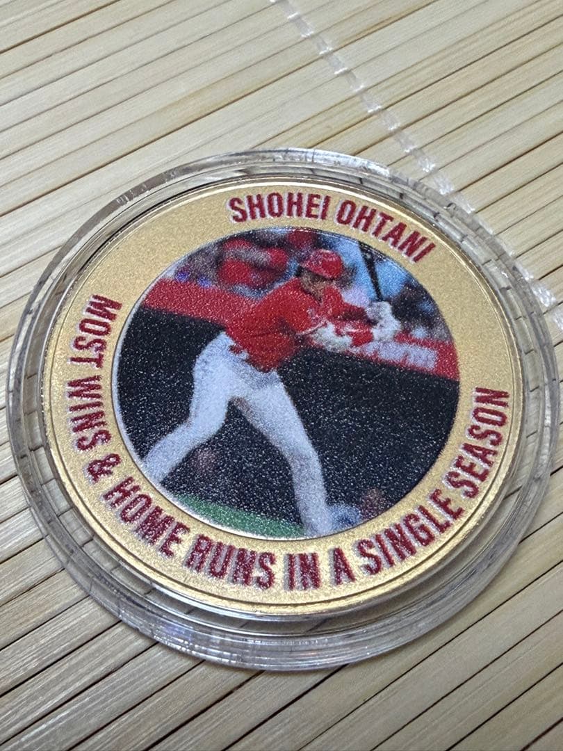 大谷翔平　2022年 投打 ダブル規定 到達記念 ダブルゴールド　限定