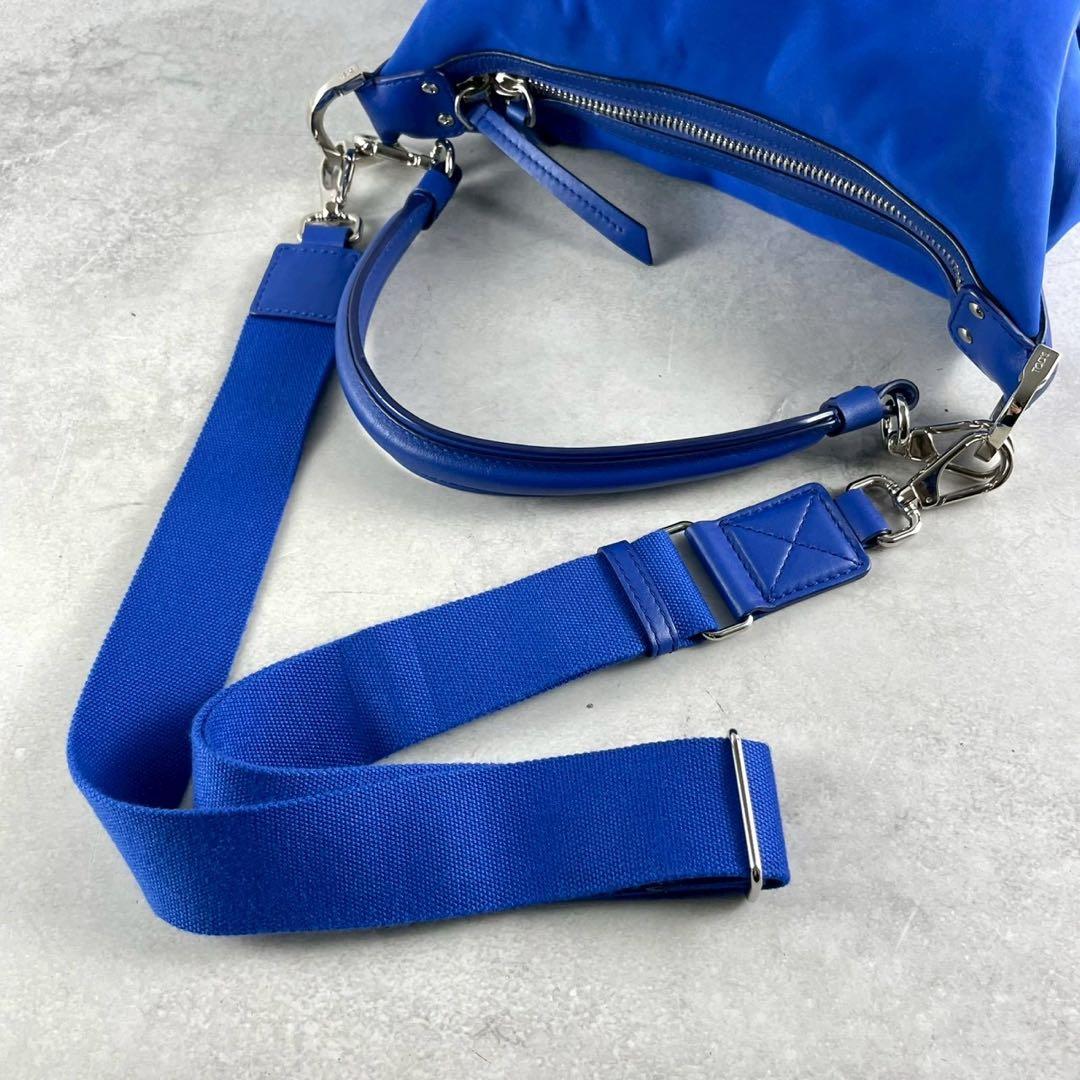 トッズ アルベール エルバス 2WAY ショルダーバッグ ナイロン レザー