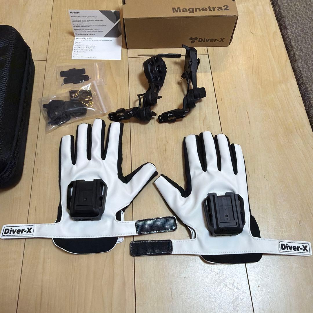 Diver-X ContactGlove2 + Magnetra2 白 Ｌ