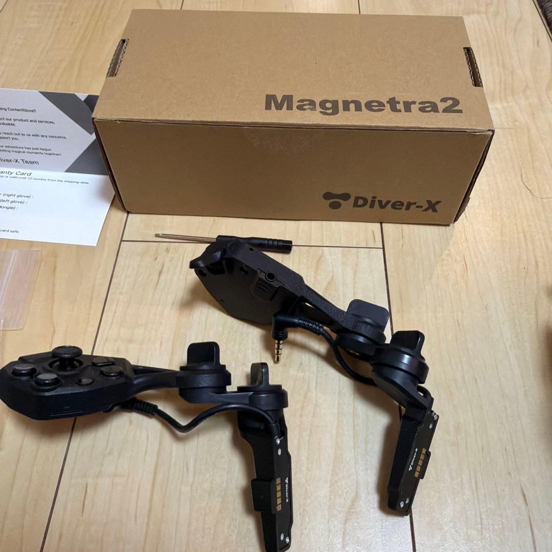 Diver-X ContactGlove2 + Magnetra2 白 Ｌ