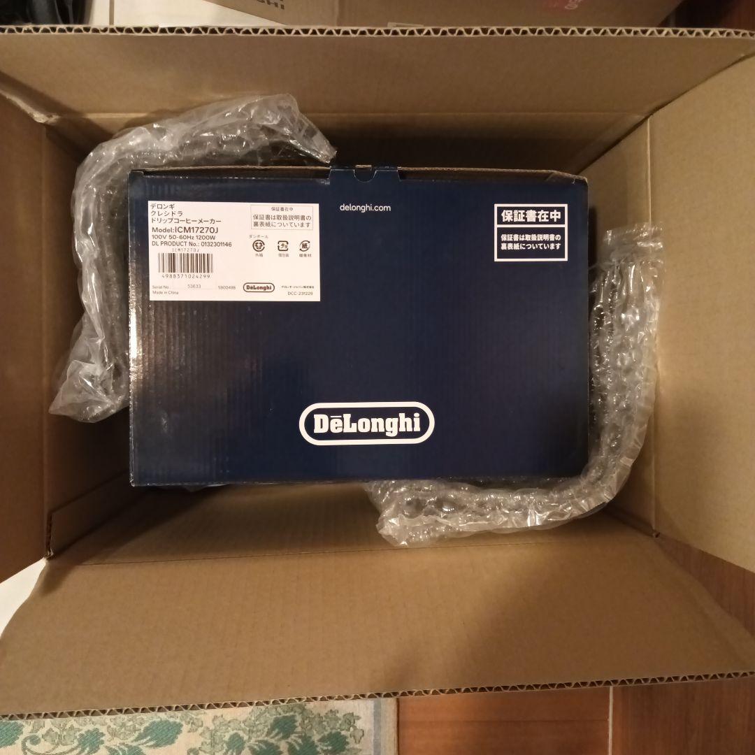 デロンギクレシドラ　コーヒーメーカー　DeLonghi ICM12720J