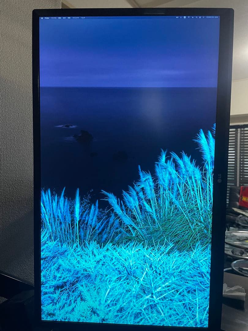 LG 24インチ　4K デュアルディスプレイ モニターアーム　USBポート付き