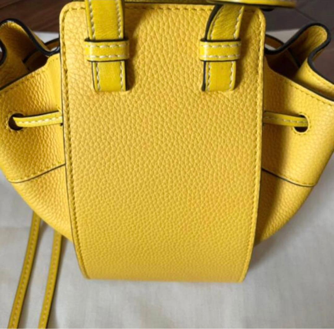 LOEWE ロエベ　ハンモックバッグミニ　イエロー