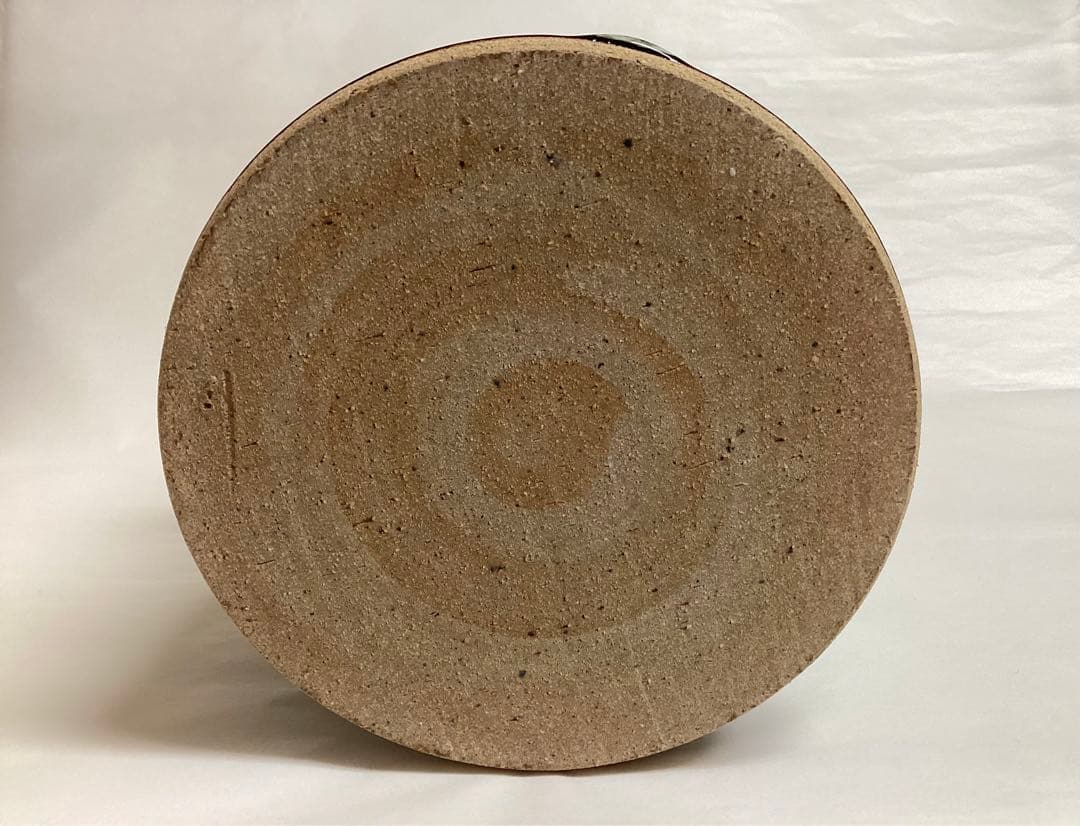 茶道具 新品 水指 耳付 朝鮮唐津 利左エ門窯 共蓋付