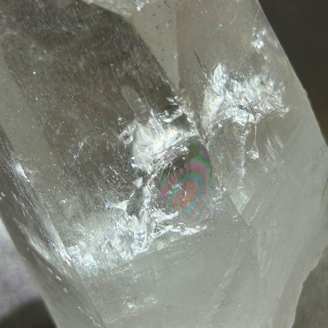 ☆別格高級品！福財龍王秘宝②！貫入！マニカラン　クォーツインクォーツ　水晶　原石