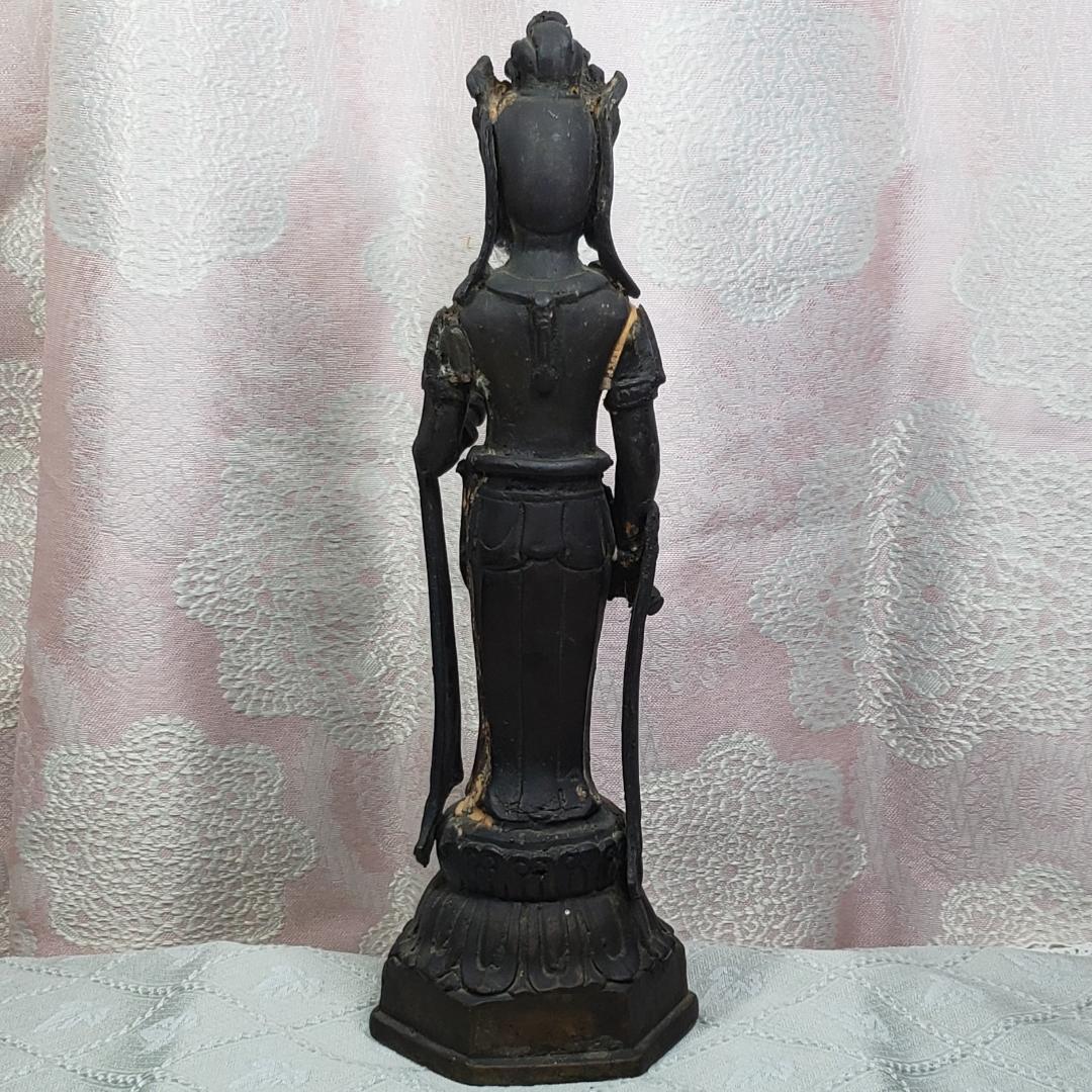 【名宝】◆金銅観音菩薩立像 新羅仏 仏像◆検）天平仏 飛鳥仏 百済仏 空海