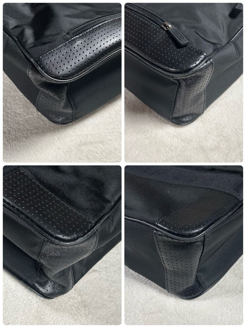 極美品♡coach ブリーフケース　大容量ビジネスバッグ　A4収納　ショルダー有