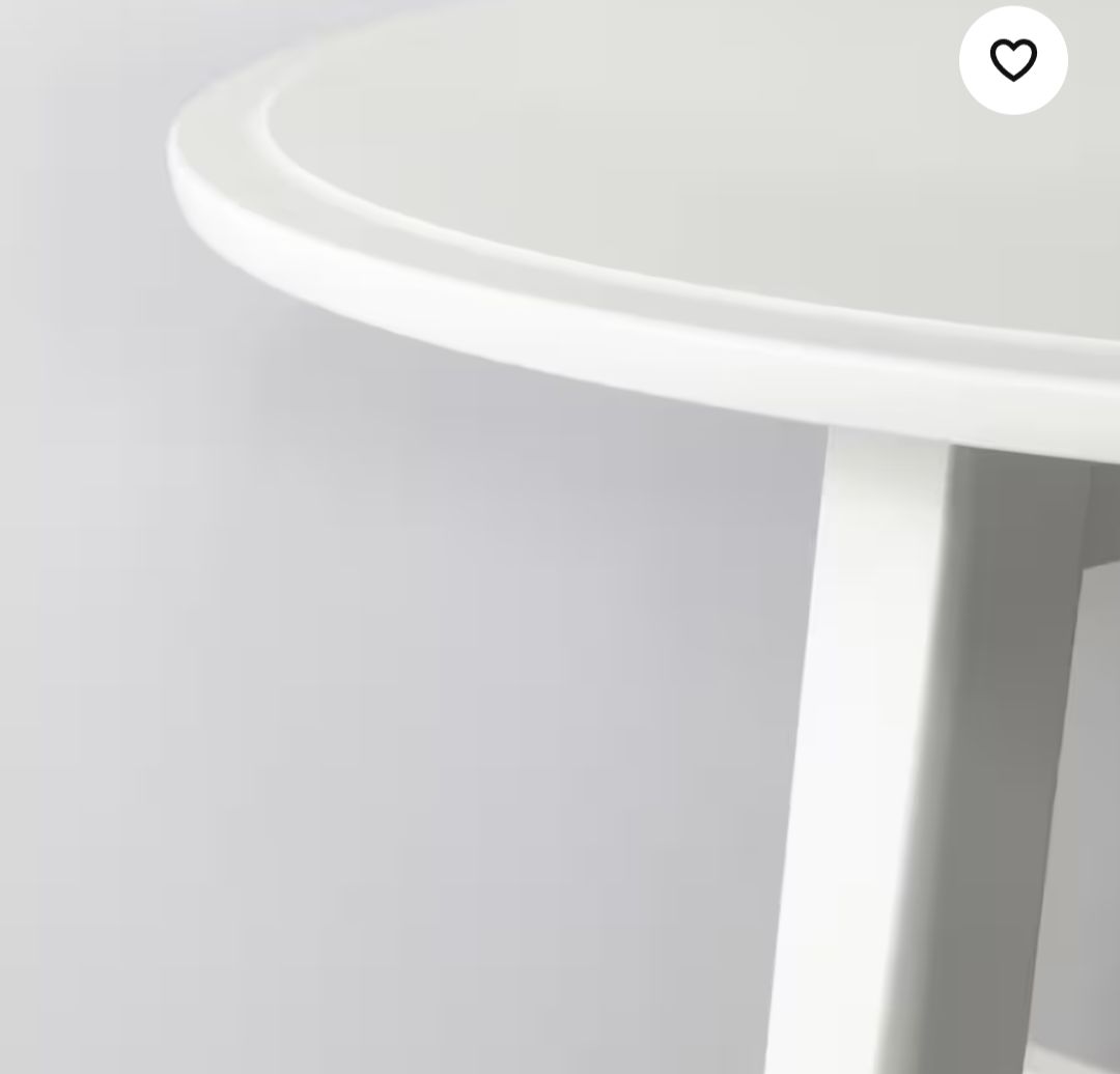 IKEAイケア KRAGSTA クラーグスタ ローテーブルホワイト 90 cm