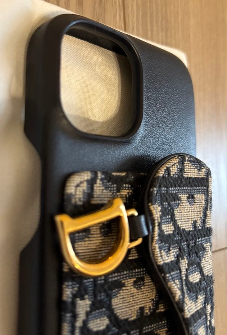 Dior iPhone15ケース オブリーク サドル