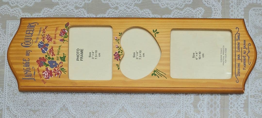 ヴィンテージ カントリー フォトフレーム フラワー ハート y2k 平成レトロ