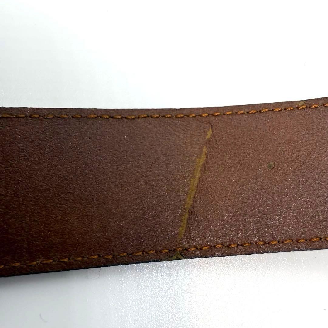 サルヴァトーレフェラガモ ダブルガンチーニ べっ甲調 レザー イタリア製 ベルト