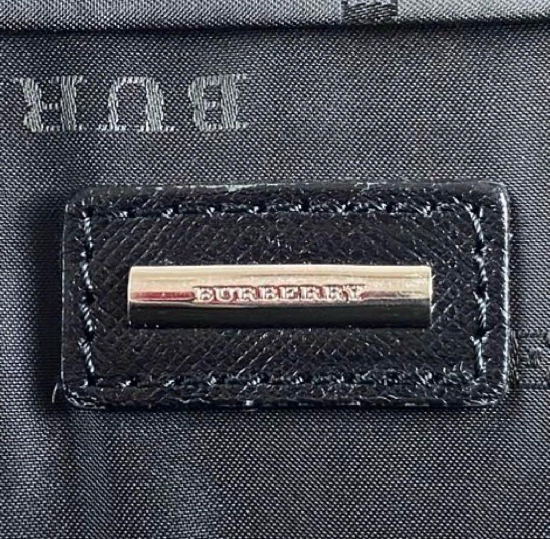 極美品 BURBERRY レザー ビジネスバッグ サフィアーノ ブラック