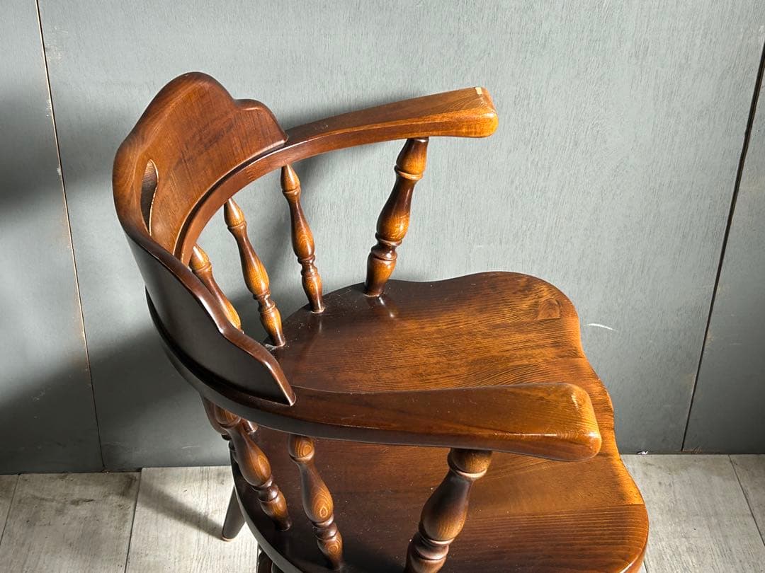 ③飛騨産業　ウィンザーチェア　アームチェア　ヴィンテージ　キャプテンチェア　IS