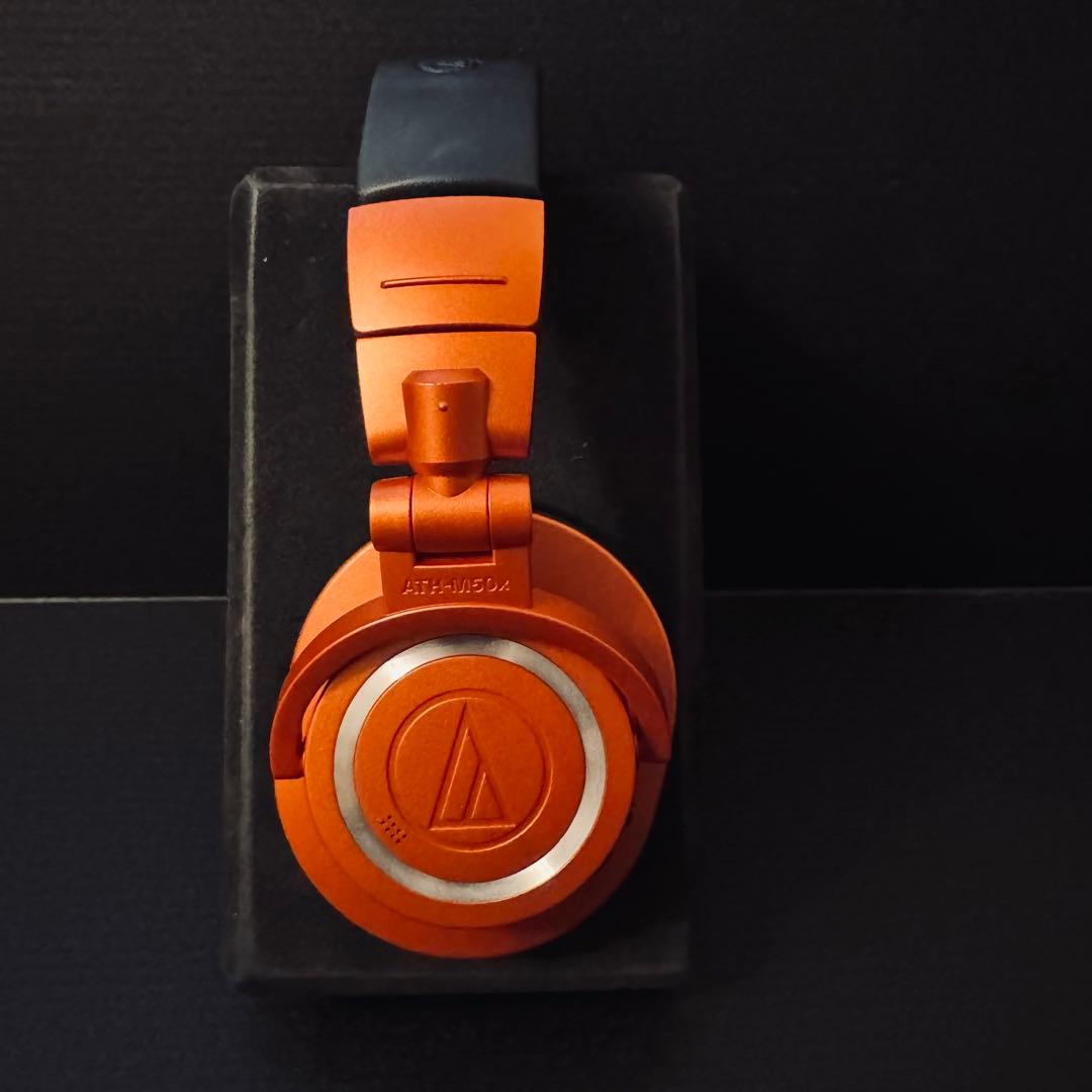 【美品】ATH-M50xBT2 オレンジ ワイヤレスヘッドホン