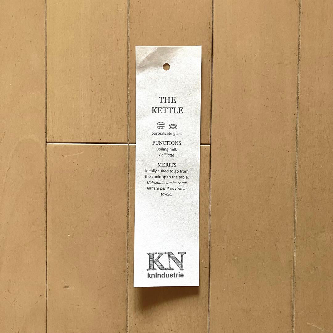 knIndustrie THE KETTLE ガラスの片手ポット