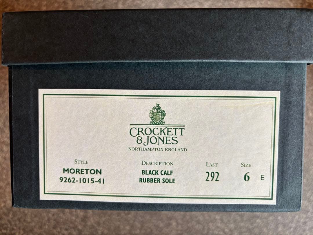 【最終値下げしました】クロケット＆ジョーンズ　モールトン　moreton　6E