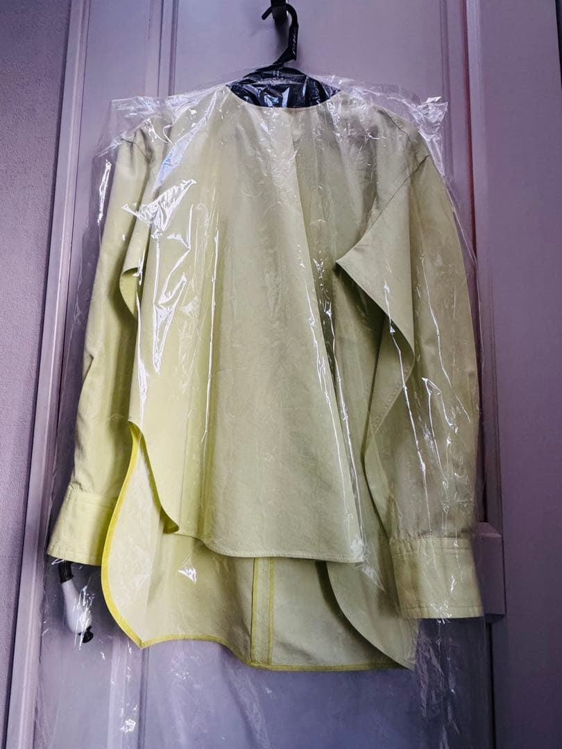 滝沢眞規子さん着用同一色違い【BLAMINK ブラウス36ライムイエロー】