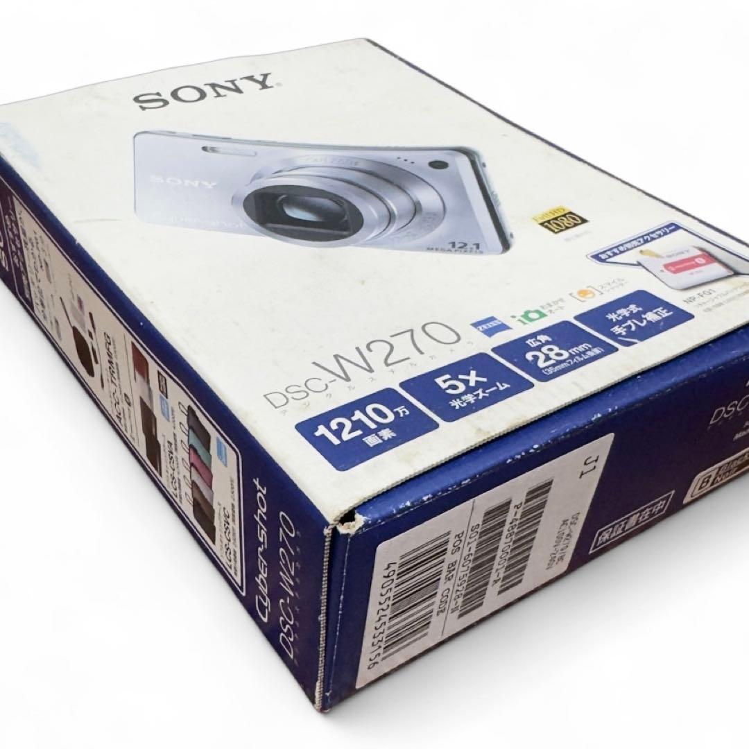 【動作品】SONY Cyber-Shot DSC-W270 デジカメ 元箱付き