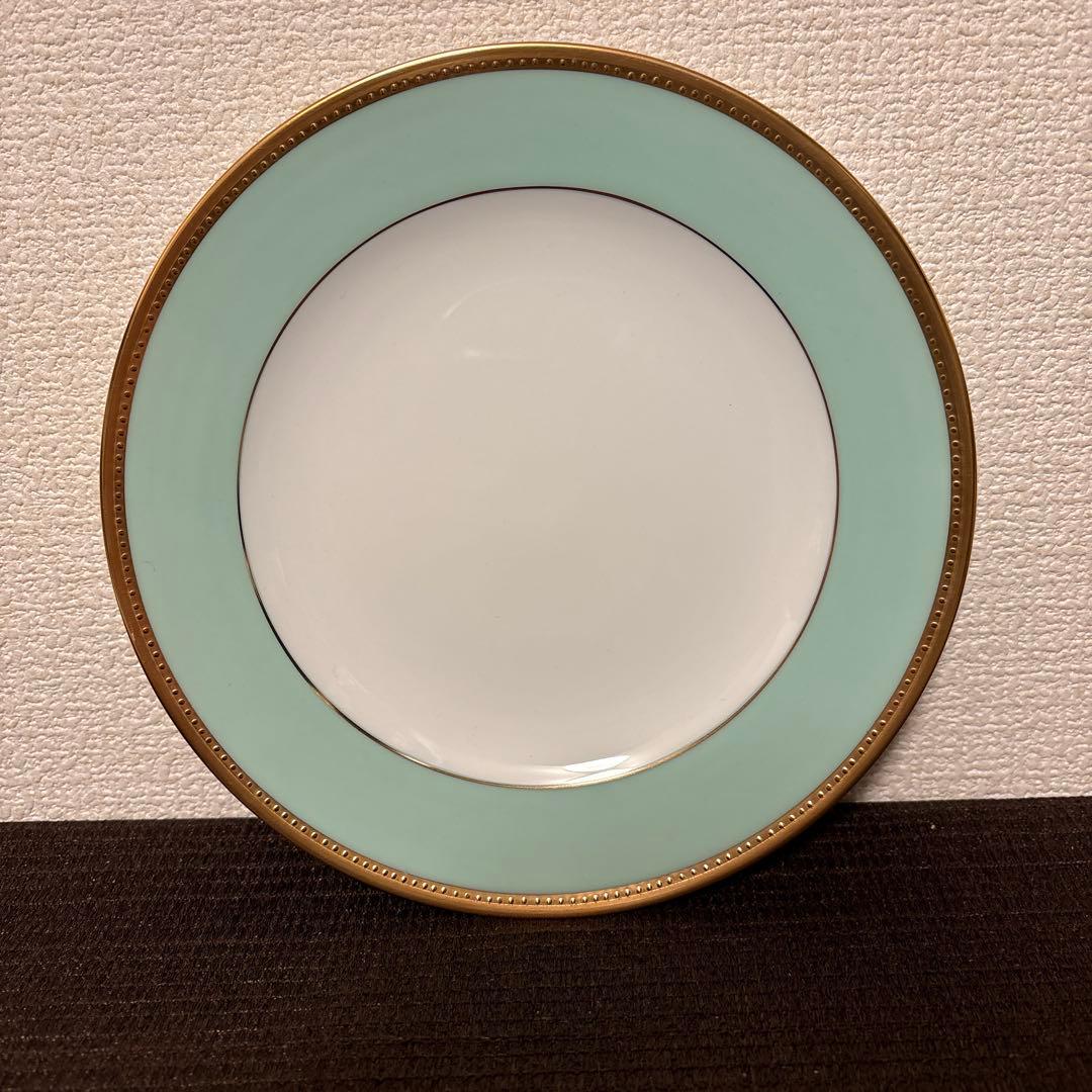 大倉陶園　メイグリーン　デザートプレート　20cm 金彩金蝕