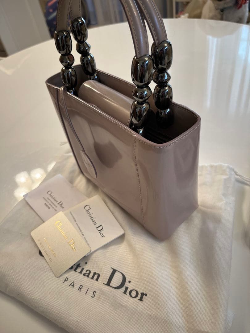 Christian Dior ハンドバッグ ピンクベージュ