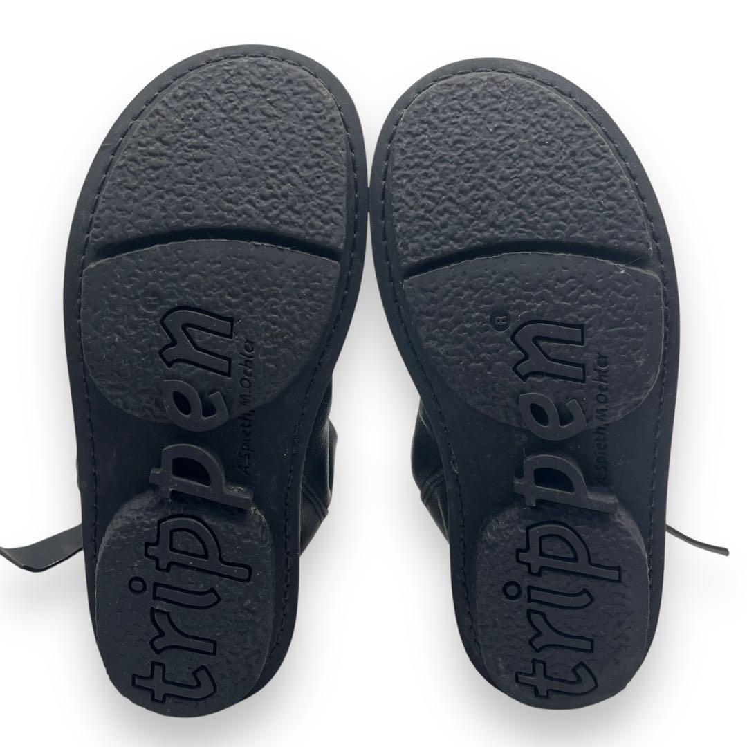 美品■トリッペン Bomb ボム ショートブーツ ブラック