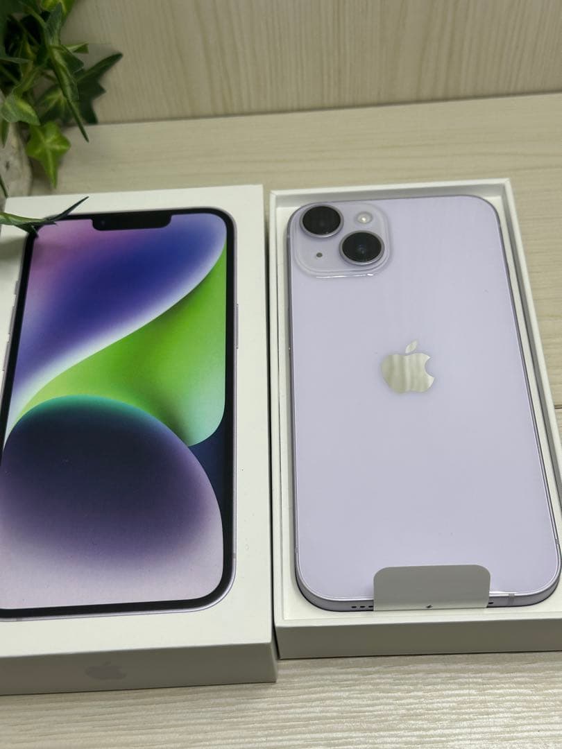 ✅✨新品級・100％✨iPhone 14 128GB❣️パープル