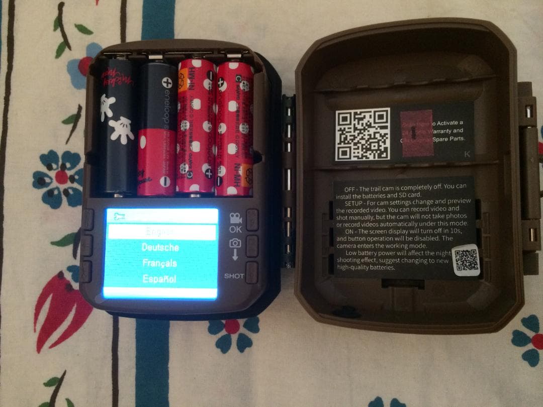 KJK トレイルカメラ 4台セット(2台×２)　32GB メモリーカード付●昼夜