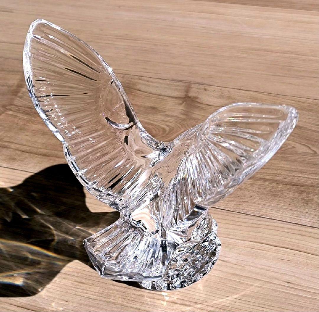 ウォーターフォード クリスタルガラス 鷲 鷹イーグル 置物