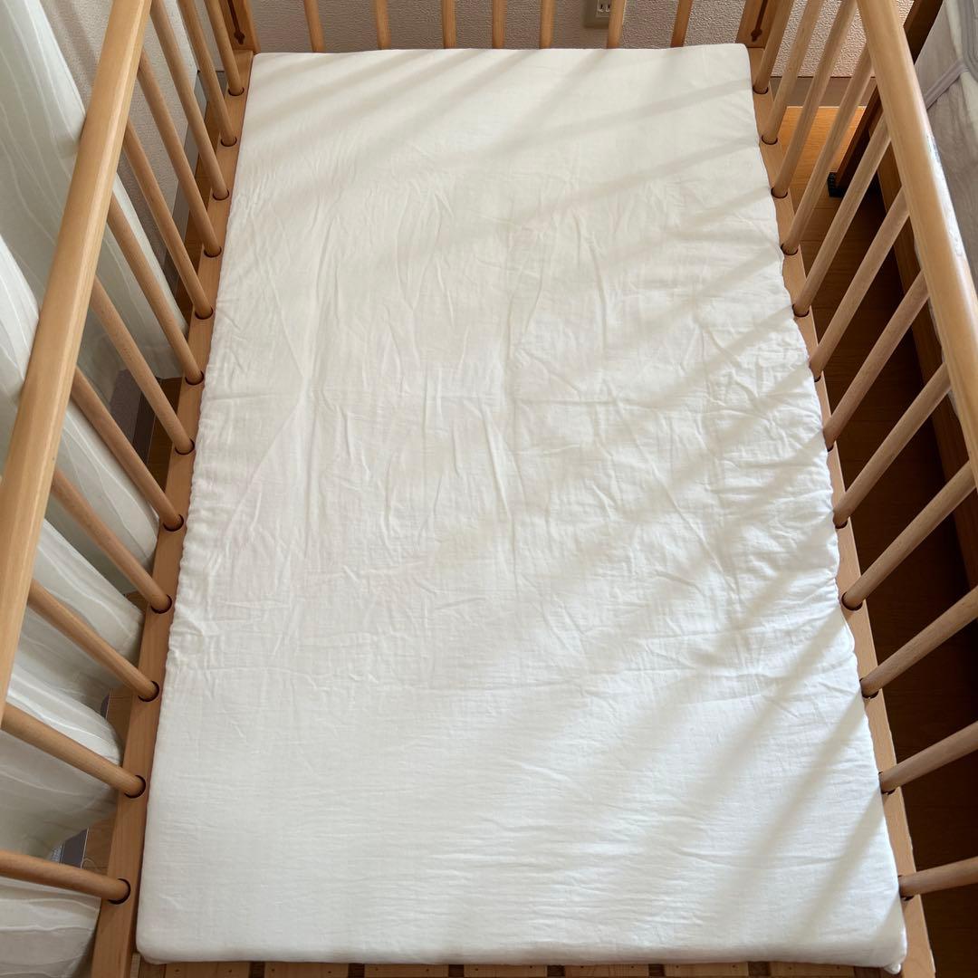 サワベビー ベビーベッド ティアラDX 敷布団 シーツセット