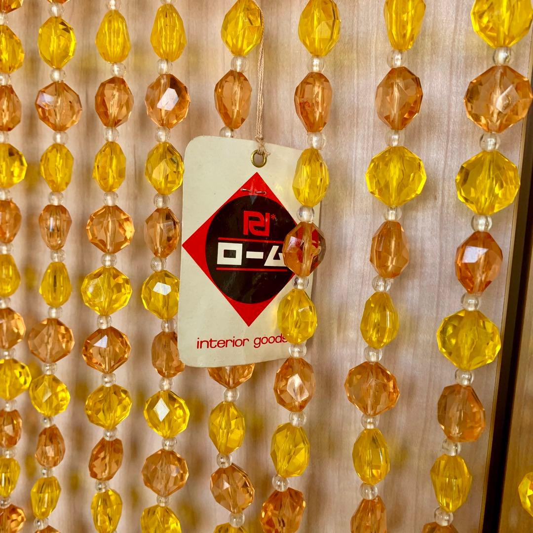 【希少】昭和レトロ デッドストック！珠のれん ROAM クリスタル スクリーン