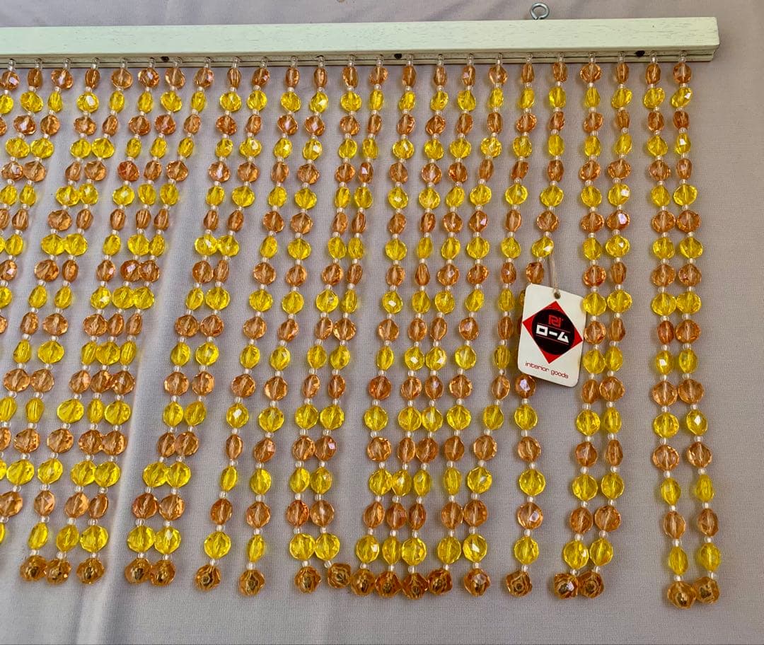 【希少】昭和レトロ デッドストック！珠のれん ROAM クリスタル スクリーン