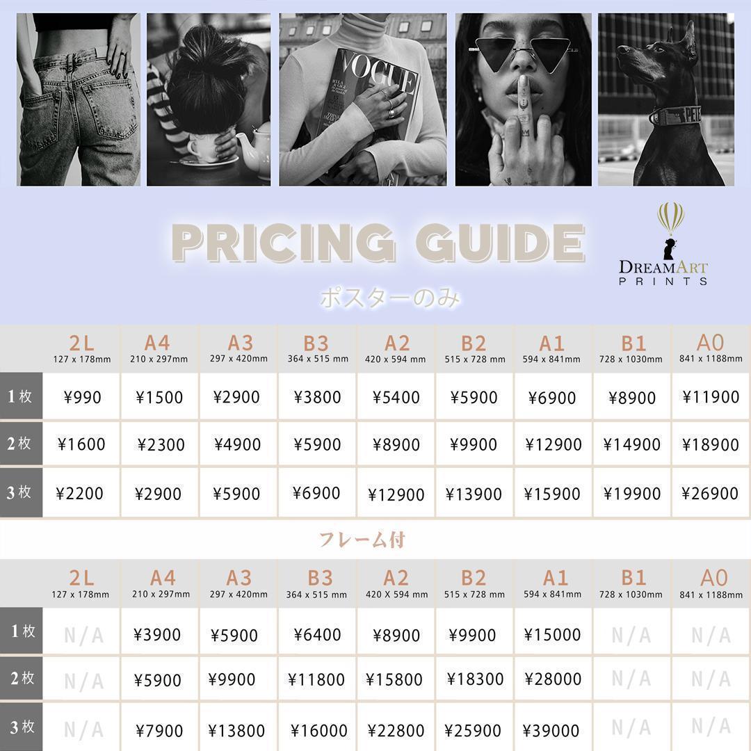 **専用**B2 インテリアポスター クラシックカーのモノクロ 2枚 F090