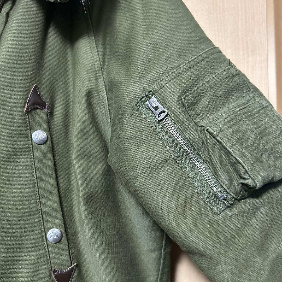 ルードギャラリー N-3B コヨーテファー　モッズコート　サイズ3